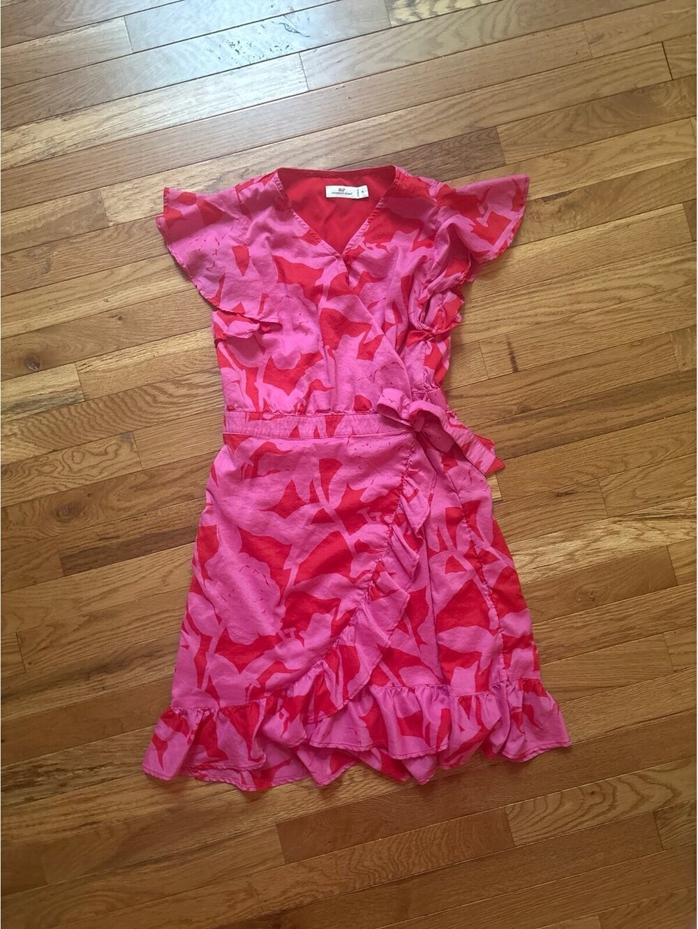 Vineyard vines girls wrap dress 16